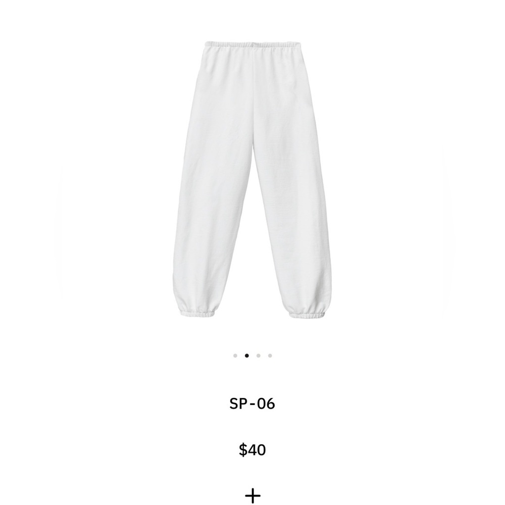 Yeezy Supply White Jogger Sweatpants Size 1 - Picture 7 of 10